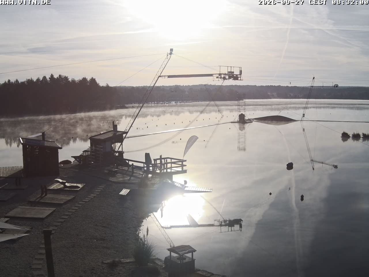 Archiv Foto Webcam Wakeboard- und Wasserskianlage am Steinberger See