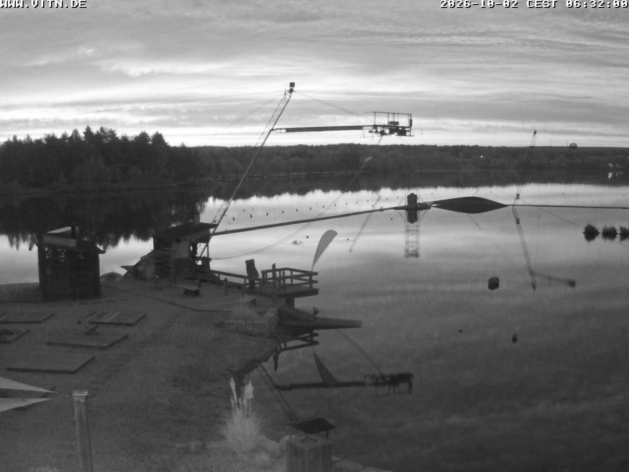 Archiv Foto Webcam Wakeboard- und Wasserskianlage am Steinberger See