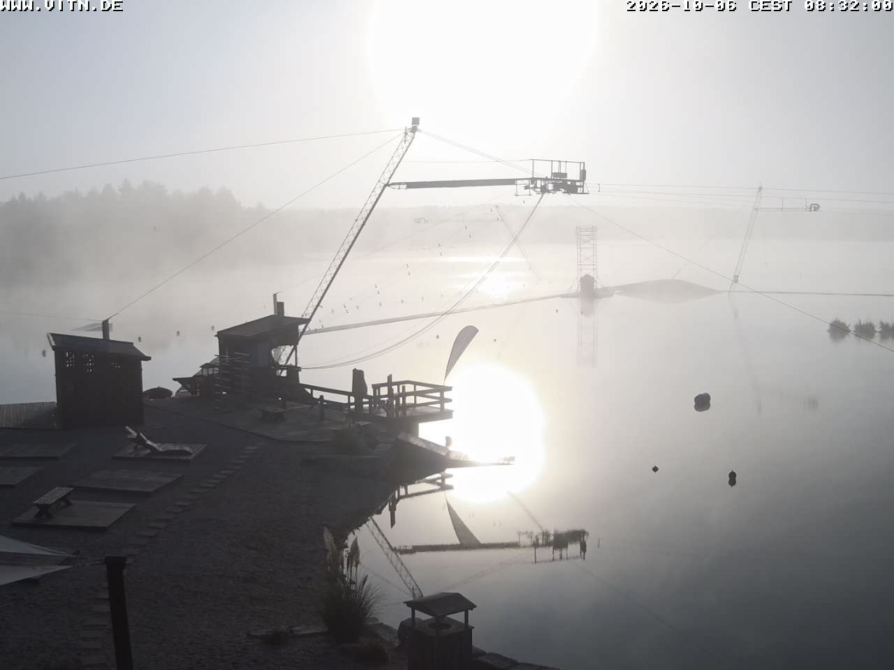 Archiv Foto Webcam Wakeboard- und Wasserskianlage am Steinberger See