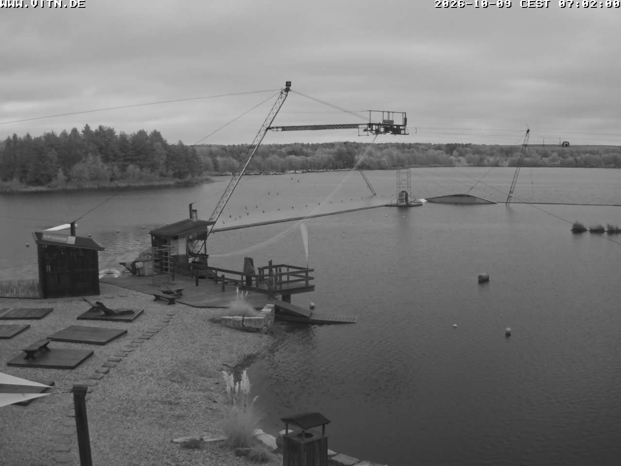 Archiv Foto Webcam Wakeboard- und Wasserskianlage am Steinberger See