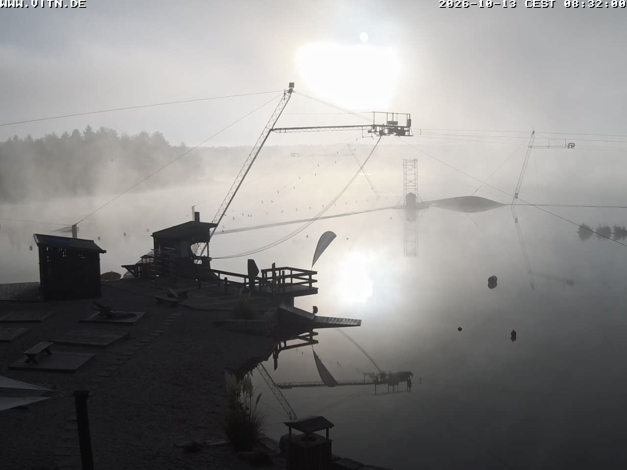 Archiv Foto Webcam Wakeboard- und Wasserskianlage am Steinberger See