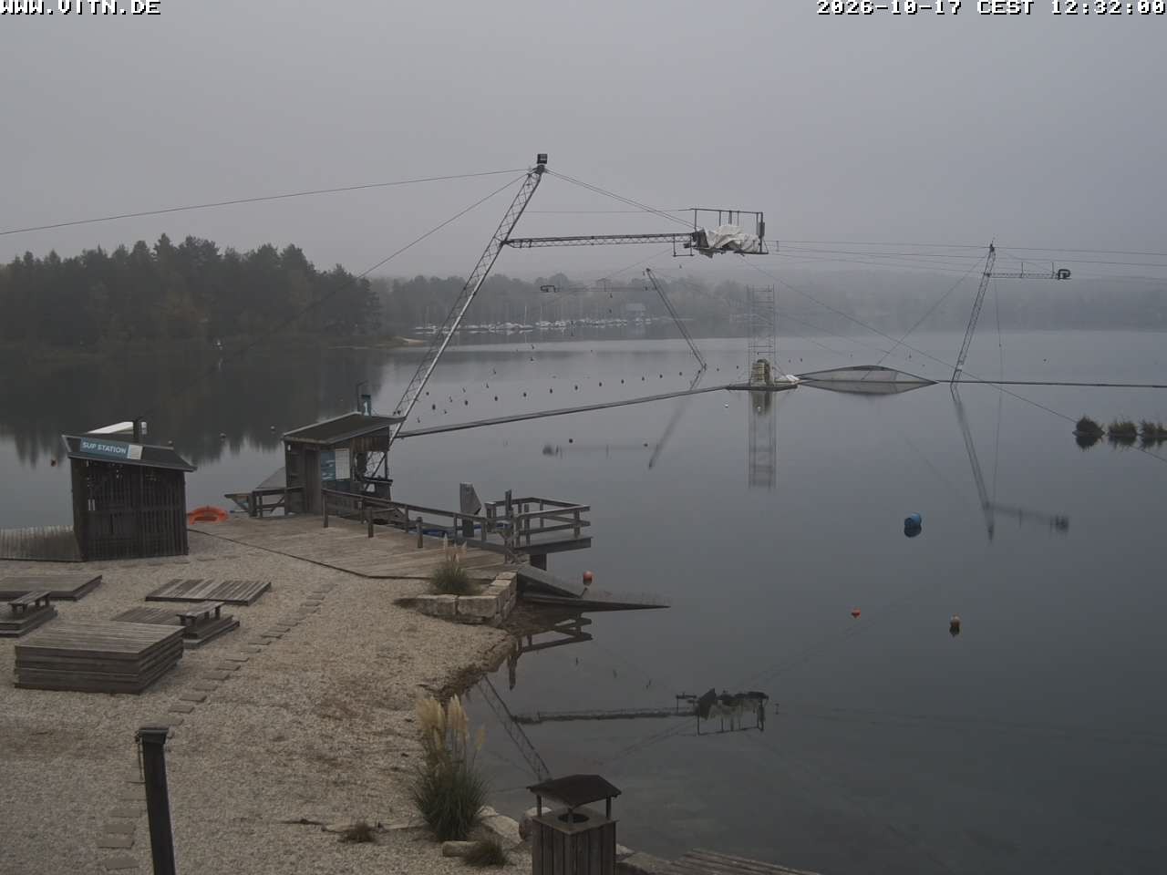 Archiv Foto Webcam Wakeboard- und Wasserskianlage am Steinberger See