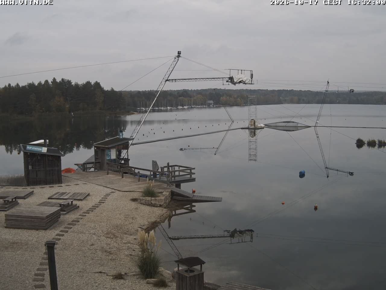 Archiv Foto Webcam Wakeboard- und Wasserskianlage am Steinberger See