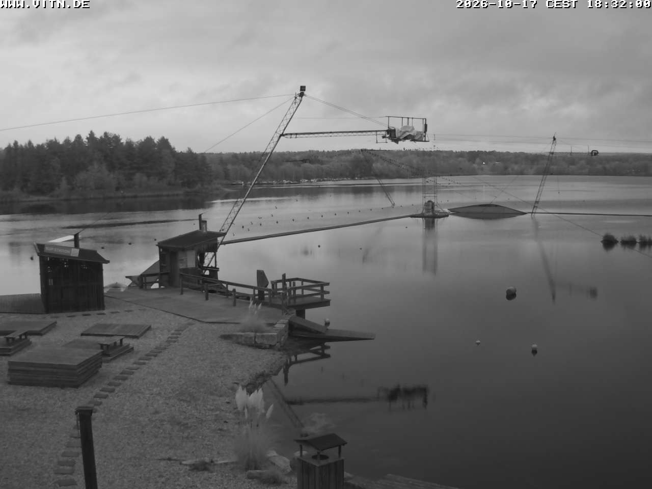 Archiv Foto Webcam Wakeboard- und Wasserskianlage am Steinberger See