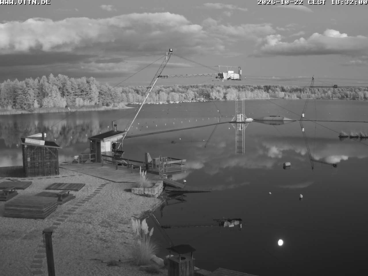 Archiv Foto Webcam Wakeboard- und Wasserskianlage am Steinberger See