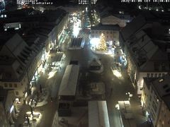 Archiv Foto Webcam Deggendorf mit Blick auf den oberen Stadtplatz