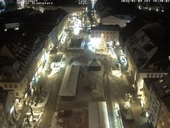 Archiv Foto Webcam Deggendorf mit Blick auf den oberen Stadtplatz