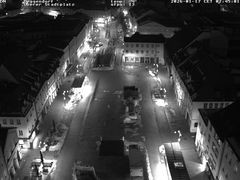 Archiv Foto Webcam Deggendorf mit Blick auf den oberen Stadtplatz