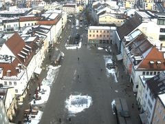 Archiv Foto Webcam Deggendorf mit Blick auf den oberen Stadtplatz