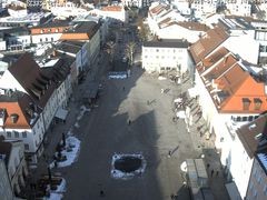 Archiv Foto Webcam Deggendorf mit Blick auf den oberen Stadtplatz