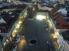 Archiv Foto Webcam Deggendorf mit Blick auf den oberen Stadtplatz