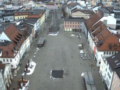 Archiv Foto Webcam Deggendorf mit Blick auf den oberen Stadtplatz