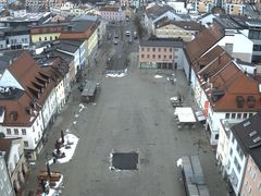 Archiv Foto Webcam Deggendorf mit Blick auf den oberen Stadtplatz