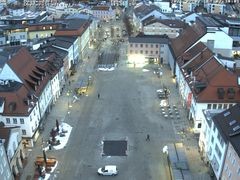 Archiv Foto Webcam Deggendorf mit Blick auf den oberen Stadtplatz