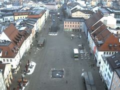 Archiv Foto Webcam Deggendorf mit Blick auf den oberen Stadtplatz