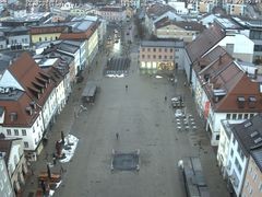 Archiv Foto Webcam Deggendorf mit Blick auf den oberen Stadtplatz