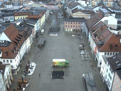 Archiv Foto Webcam Deggendorf mit Blick auf den oberen Stadtplatz