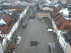 Archiv Foto Webcam Deggendorf mit Blick auf den oberen Stadtplatz