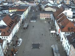 Archiv Foto Webcam Deggendorf mit Blick auf den oberen Stadtplatz
