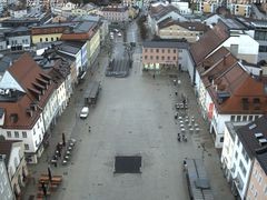 Archiv Foto Webcam Deggendorf mit Blick auf den oberen Stadtplatz