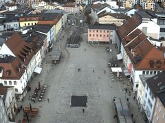 Archiv Foto Webcam Deggendorf mit Blick auf den oberen Stadtplatz