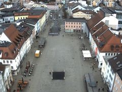 Archiv Foto Webcam Deggendorf mit Blick auf den oberen Stadtplatz