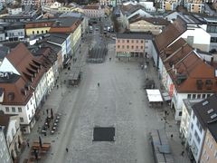 Archiv Foto Webcam Deggendorf mit Blick auf den oberen Stadtplatz