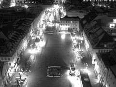 Archiv Foto Webcam Deggendorf mit Blick auf den oberen Stadtplatz