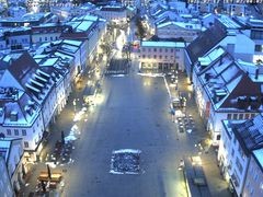 Archiv Foto Webcam Deggendorf mit Blick auf den oberen Stadtplatz