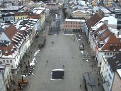Archiv Foto Webcam Deggendorf mit Blick auf den oberen Stadtplatz