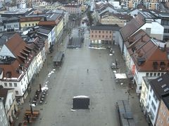Archiv Foto Webcam Deggendorf mit Blick auf den oberen Stadtplatz
