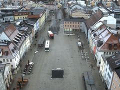Archiv Foto Webcam Deggendorf mit Blick auf den oberen Stadtplatz