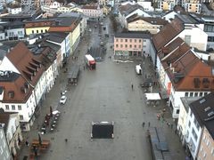 Archiv Foto Webcam Deggendorf mit Blick auf den oberen Stadtplatz