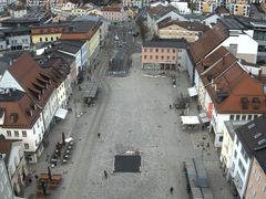 Archiv Foto Webcam Deggendorf mit Blick auf den oberen Stadtplatz
