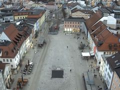 Archiv Foto Webcam Deggendorf mit Blick auf den oberen Stadtplatz