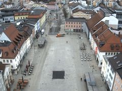 Archiv Foto Webcam Deggendorf mit Blick auf den oberen Stadtplatz