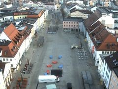 Archiv Foto Webcam Deggendorf mit Blick auf den oberen Stadtplatz