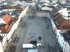 Archiv Foto Webcam Deggendorf mit Blick auf den oberen Stadtplatz