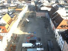 Archiv Foto Webcam Deggendorf mit Blick auf den oberen Stadtplatz