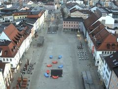 Archiv Foto Webcam Deggendorf mit Blick auf den oberen Stadtplatz
