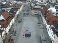 Archiv Foto Webcam Deggendorf mit Blick auf den oberen Stadtplatz