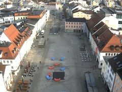 Archiv Foto Webcam Deggendorf mit Blick auf den oberen Stadtplatz