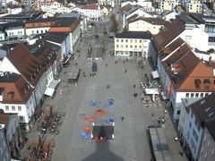 Archiv Foto Webcam Deggendorf mit Blick auf den oberen Stadtplatz