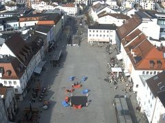 Archiv Foto Webcam Deggendorf mit Blick auf den oberen Stadtplatz