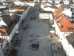 Archiv Foto Webcam Deggendorf mit Blick auf den oberen Stadtplatz