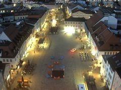 Archiv Foto Webcam Deggendorf mit Blick auf den oberen Stadtplatz