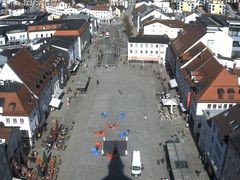 Archiv Foto Webcam Deggendorf mit Blick auf den oberen Stadtplatz