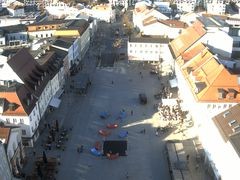 Archiv Foto Webcam Deggendorf mit Blick auf den oberen Stadtplatz