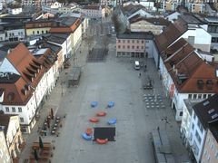 Archiv Foto Webcam Deggendorf mit Blick auf den oberen Stadtplatz