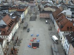 Archiv Foto Webcam Deggendorf mit Blick auf den oberen Stadtplatz